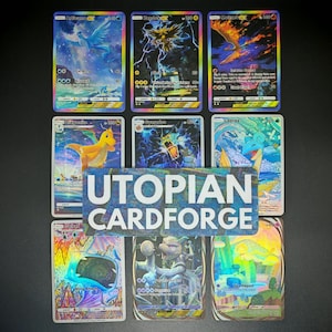 Pocket TCG Immersive Rare • Handmade Proxy/Orica • 9 Cards Bundle Proxies • Mewtwo ex, Moltres, Zapdos, Articuno, mew, Dragonite, Gyarados