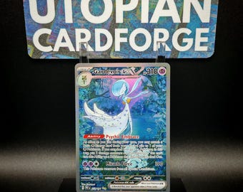 Gardevoir ex Shiny • Handmade PROXY/ORICA • Paldean Fates 233 • Rainbow Holography applied on the Artwork background