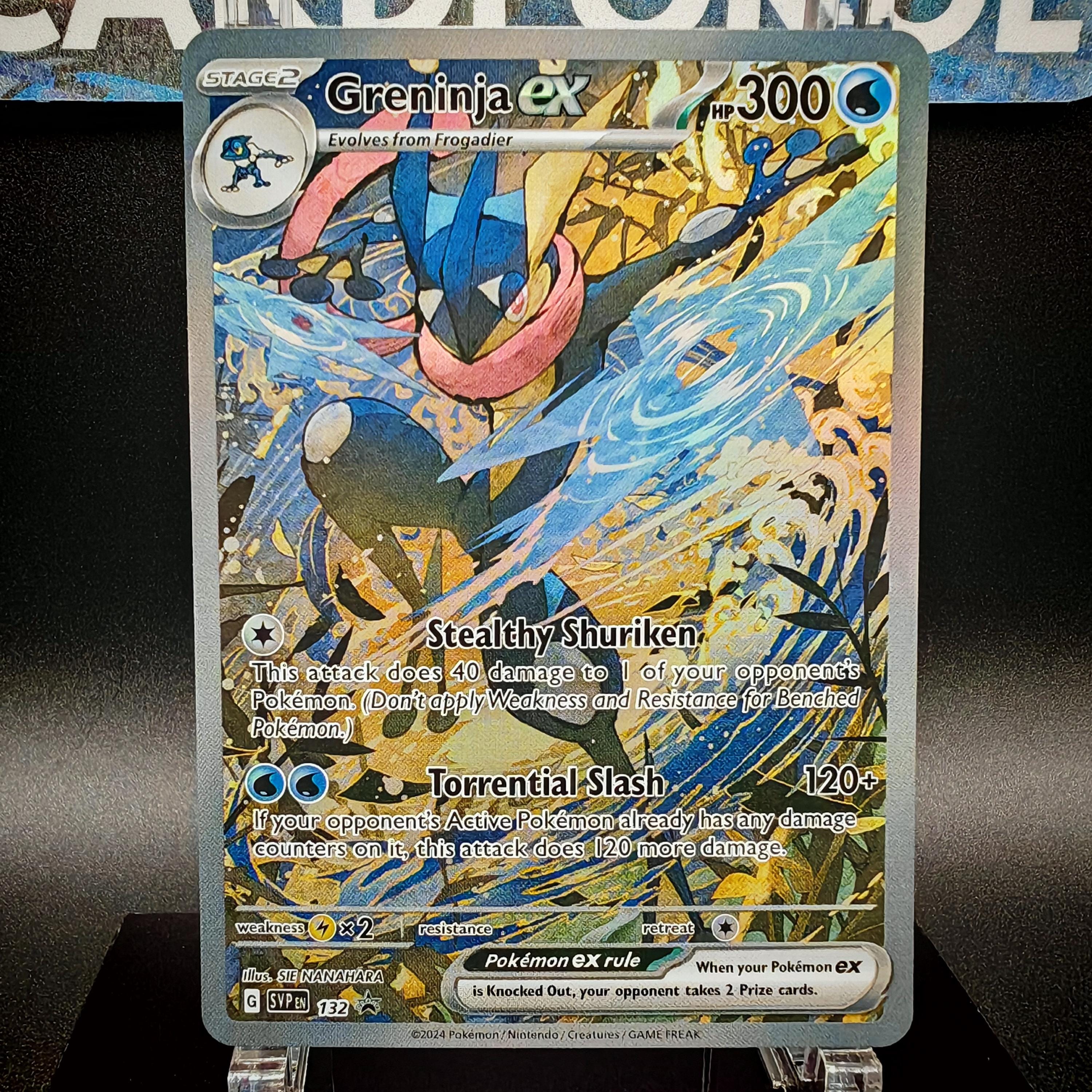Greninja Ex • Handmade PROXY/ORICA • Black Star Promos 132