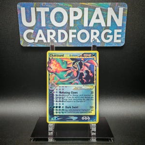 Charizard Gold Star • Handgemaakte PROXY/ORICA • EX Dragon Frontiers • Met Mirror Rainbow Holography toegepast in het artwork