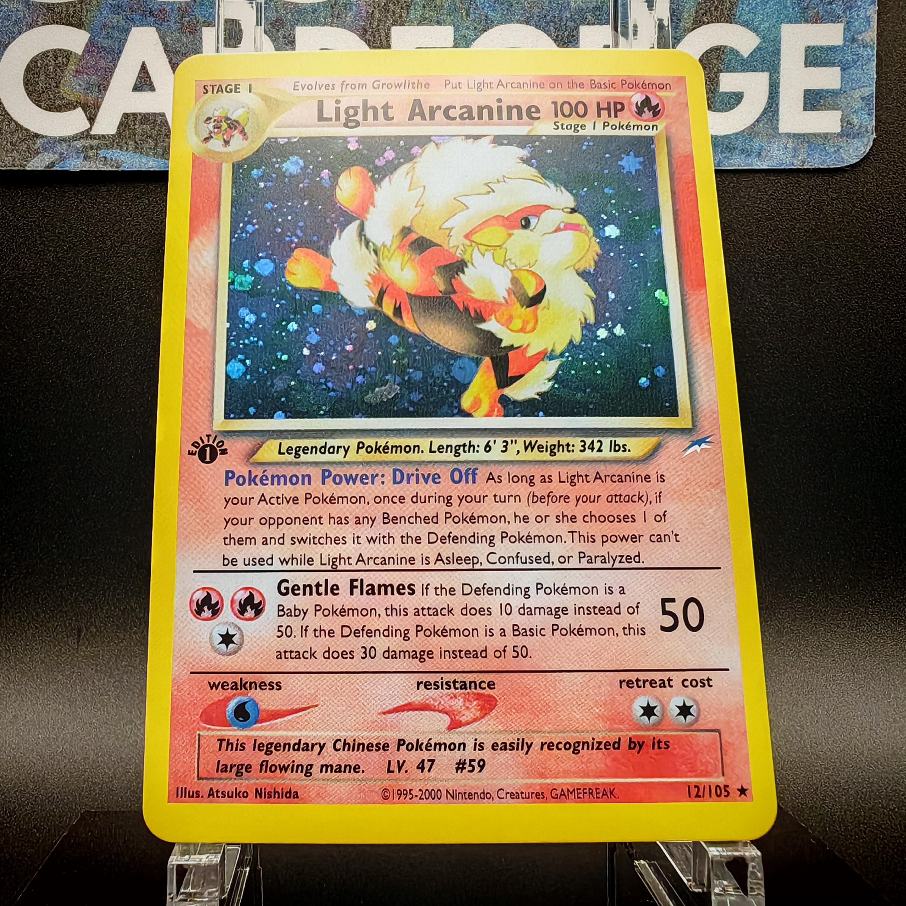 arcanine holographic card Pokemon TCG Originally released February 2010 A very  Arcanine 