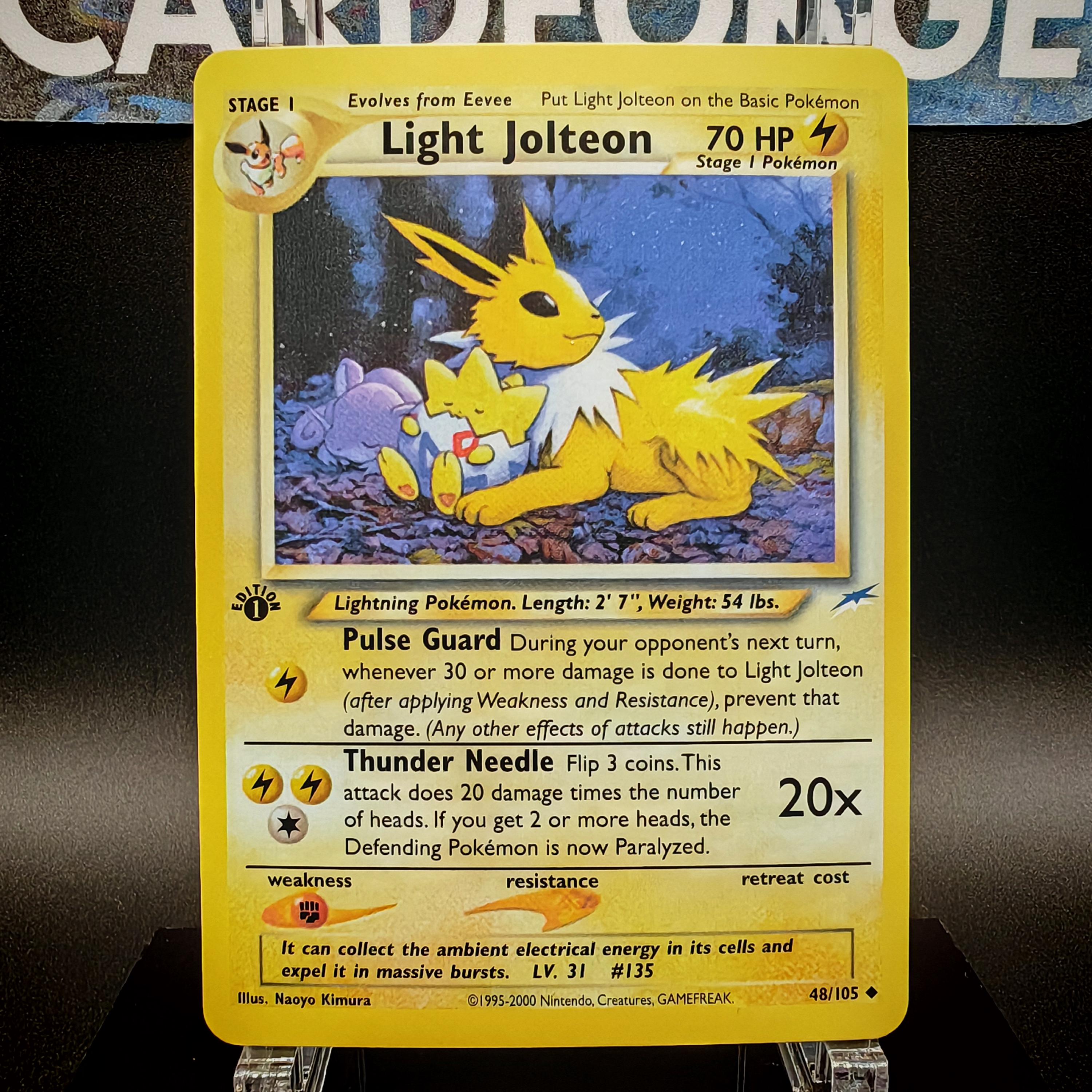 Light Flareon, Jolteon & Vaporeon 3 Cards Bundle • Handmade PROXY