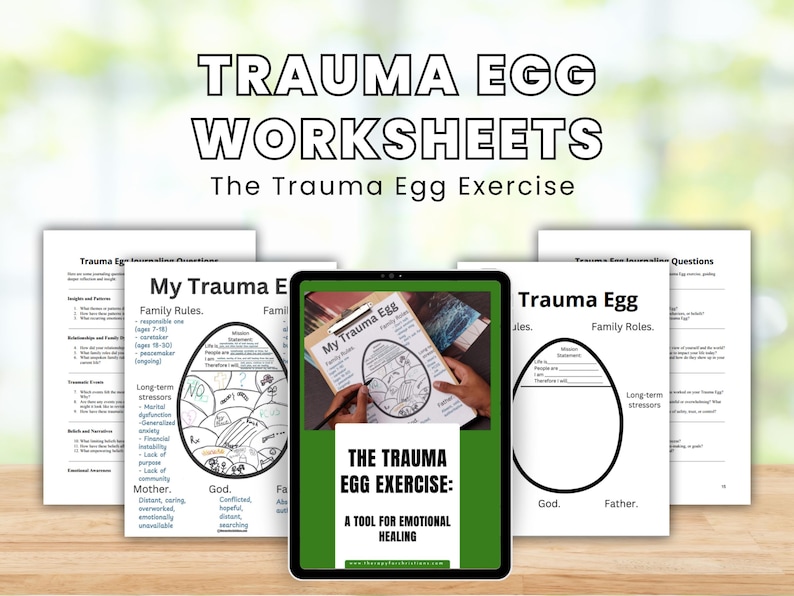 The Trauma Egg Exercise A Step-by-step Healing Tool for Therapy Trauma ...