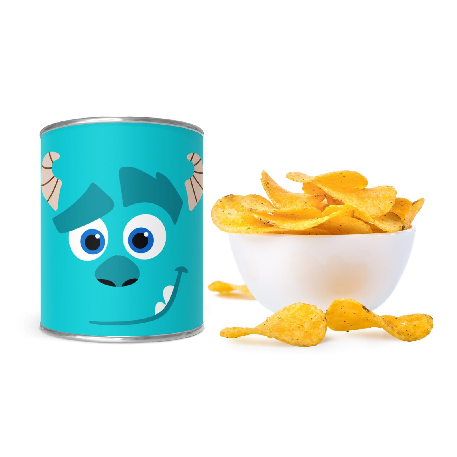 Pringles 1 3 Oz / 37g Can Label Printable PDF PNG JPEG Files