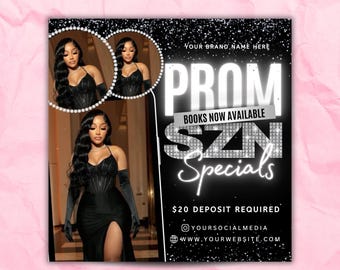 Volantino speciale per la stagione del ballo di fine anno, volantino per le prenotazioni del ballo di fine anno, volantino per il ballo di fine anno, volantino per appuntamenti disponibili, trucco professionale per ciglia, unghie e capelli