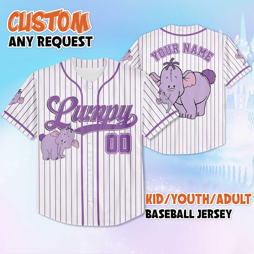 Lumpy Baseball Custom Lumpy Baseball Jersey, Winnie the Pooh Family Outfit - Etsy