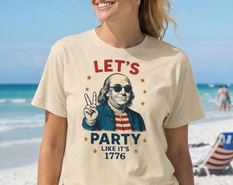 Benjamin Franklin 1776 Shirt, lustiges 4