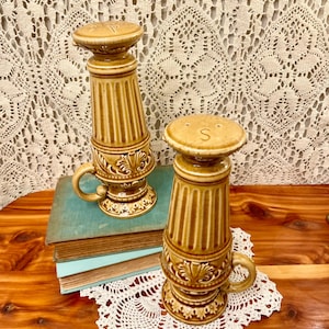 Extra Large Vintage Salt and Pepper Shakers