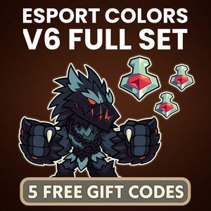 V6 Colors Full Set For All Legends | Brawlhalla Esports V6 Colors | V6 Colors | Brawlhalla Colors | All Legend Colors | Colors Full Set