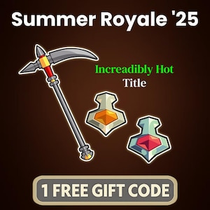 Brawlhalla Toybox Scythe + V5/V6 Colors & Title - Summer Royale &#39;25