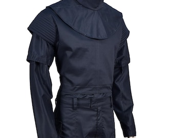 Mandalorian Star Wars Book of Boba Fett Flight Suit with Flak Vest | 4-Piece Bounty Hunter Cosplay Costume | Din Djarin Outfit