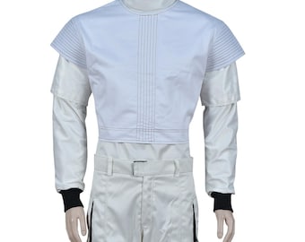 Book of Boba Fett 3-Piece Cosplay Outfit with Flak Vest | Din Djarin Mandalorian Flight Suit | Star Wars Bounty Hunter Costume