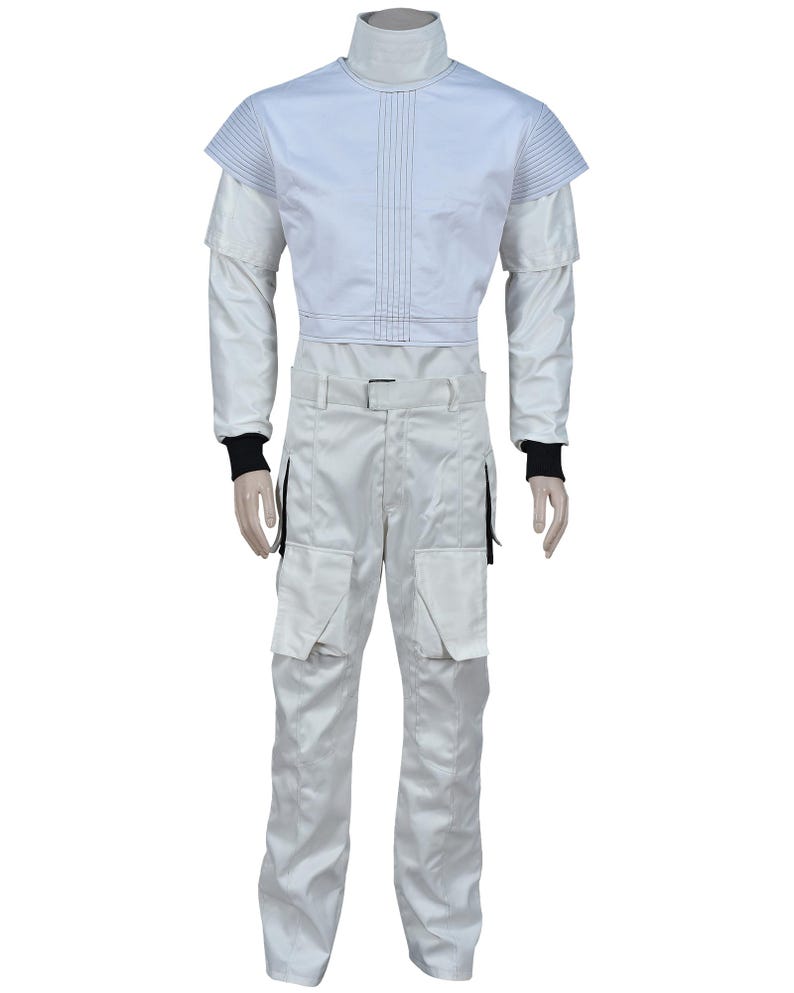 Traje de cosplay de 3 piezas del Libro de Boba Fett con chaleco antibalas / Traje de vuelo mandaloriano Din Djarin / Disfraz de cazarrecompensas de Star Wars imagen 1