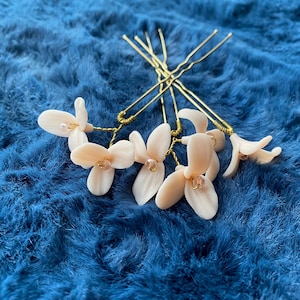 Set of 3 hairpins hair accessories bridal hair accessories bridal hairpins wedding hairpins flower hairpins floral hair accessories