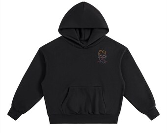 Schwerer Fleece-Kapuzenpullover