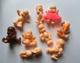 Oodles, 1980s, 1990, Vintage toys, babies, lil babies, cute, choose style, pvc, plastic figures, By NewellsJewels on etsy