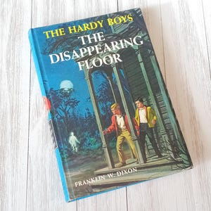 Jahrgang 1964 Hardy Boy The Disappearing Floor von Franklin W. Dixon, Boys Mystery Book Series, Kapitelbuch, Kinderbuch, YA Series