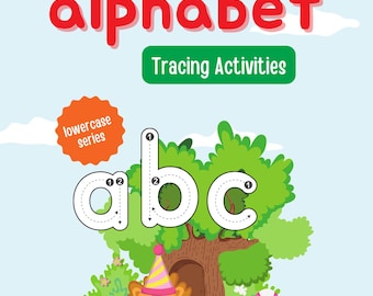 A to Z Alphabet Tracing Book for Kids