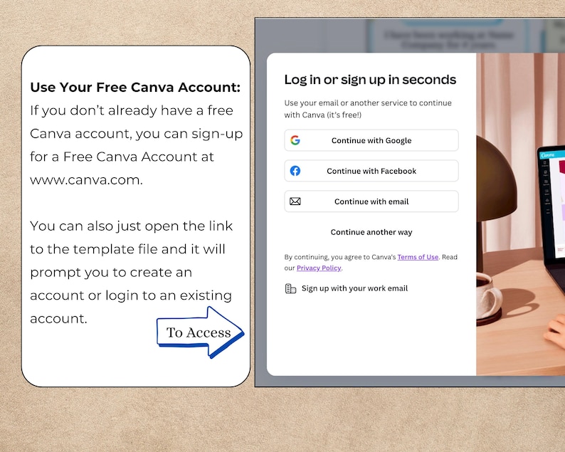 Employee Spotlight Template Canva Blue & Gold Staff Recognition