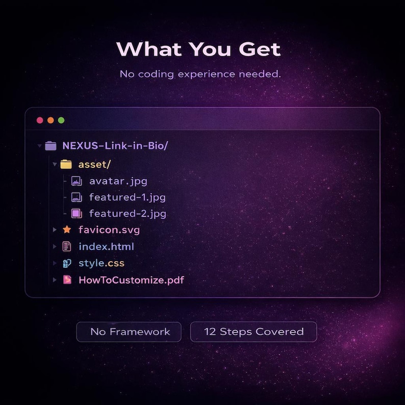 Link in Bio Website Template — Linktree Alternative HTML CSS for ...