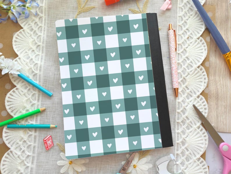 Printable Composition Notebook Cover PNG Back to School Personal Custom ...