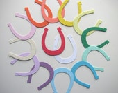25 Seed Paper Horseshoes