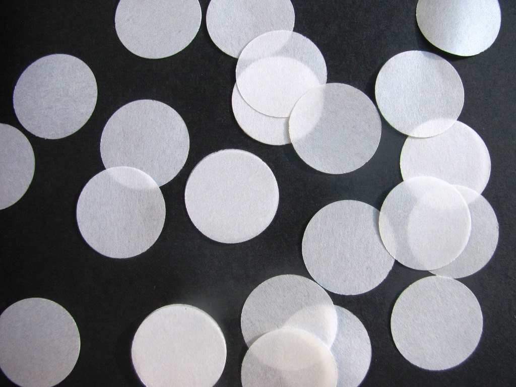 White Rice Paper - Water Soluble Dissolving Confetti — Ultimate Confetti