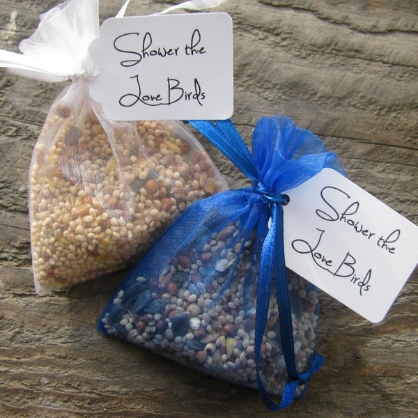 Bird Seed Wedding Favors Etsy