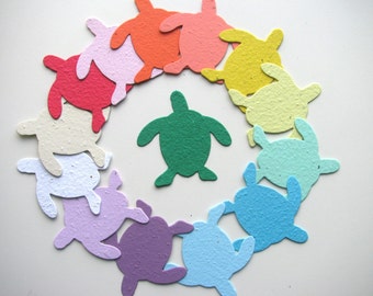 24 Seed Paper Sea Turtles