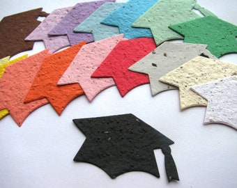 24 Seed Paper Graduation Caps