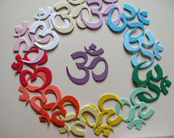 24 Seed Paper Om Symbol