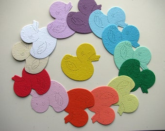 24 Seed Paper Duckies