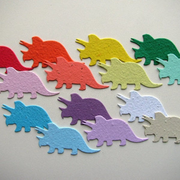 24 Seed Paper Triceratops