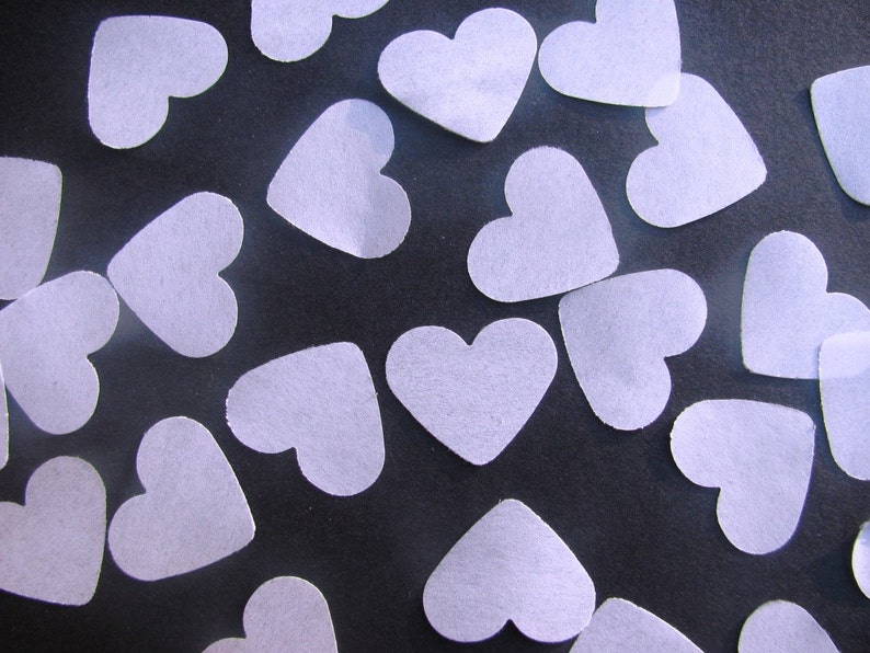 ON SALE 1,000 Dissolving/Biodegradable Heart confetti image 2