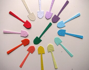 24 Seed Paper Shovels