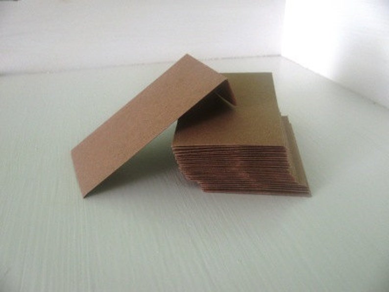 100 Seed packet envelopes BROWN KRAFT Recycled paper Etsy