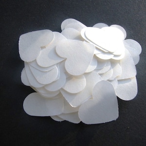 ON SALE 1,000 Dissolving/Biodegradable Heart confetti image 1