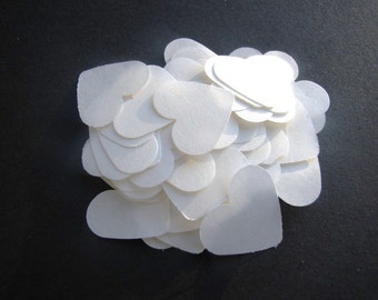 ON SALE - 2,500 Dissolving/Biodegradable Heart confetti