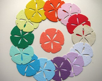 24 Seed Paper Sand Dollars