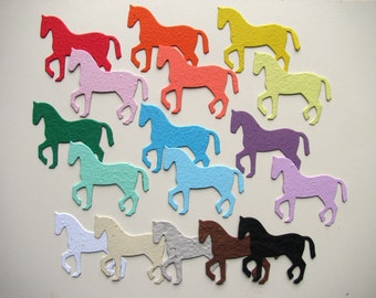 24 Seed Paper Horses