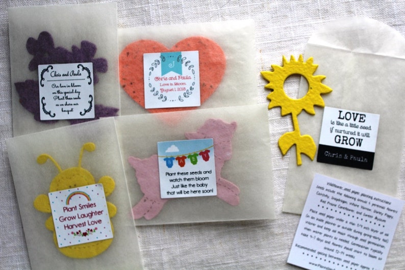 25 Seed Paper Doves