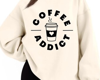 Logo van Coffee Addict-shirt