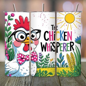 Chicken Tumbler Wrap, Funny Chicken PNG, Farm Life Tumbler Design, Country Sublimation Download, 20 Oz Digital Tumbler Wrap