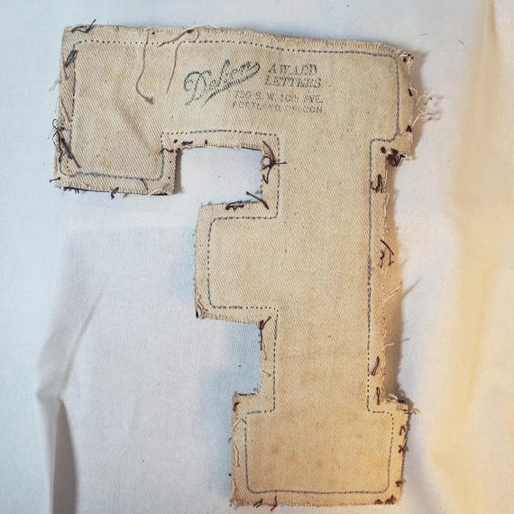 Letterman Jacket Chenille Patch (pre-1980 est) Le… - image 3