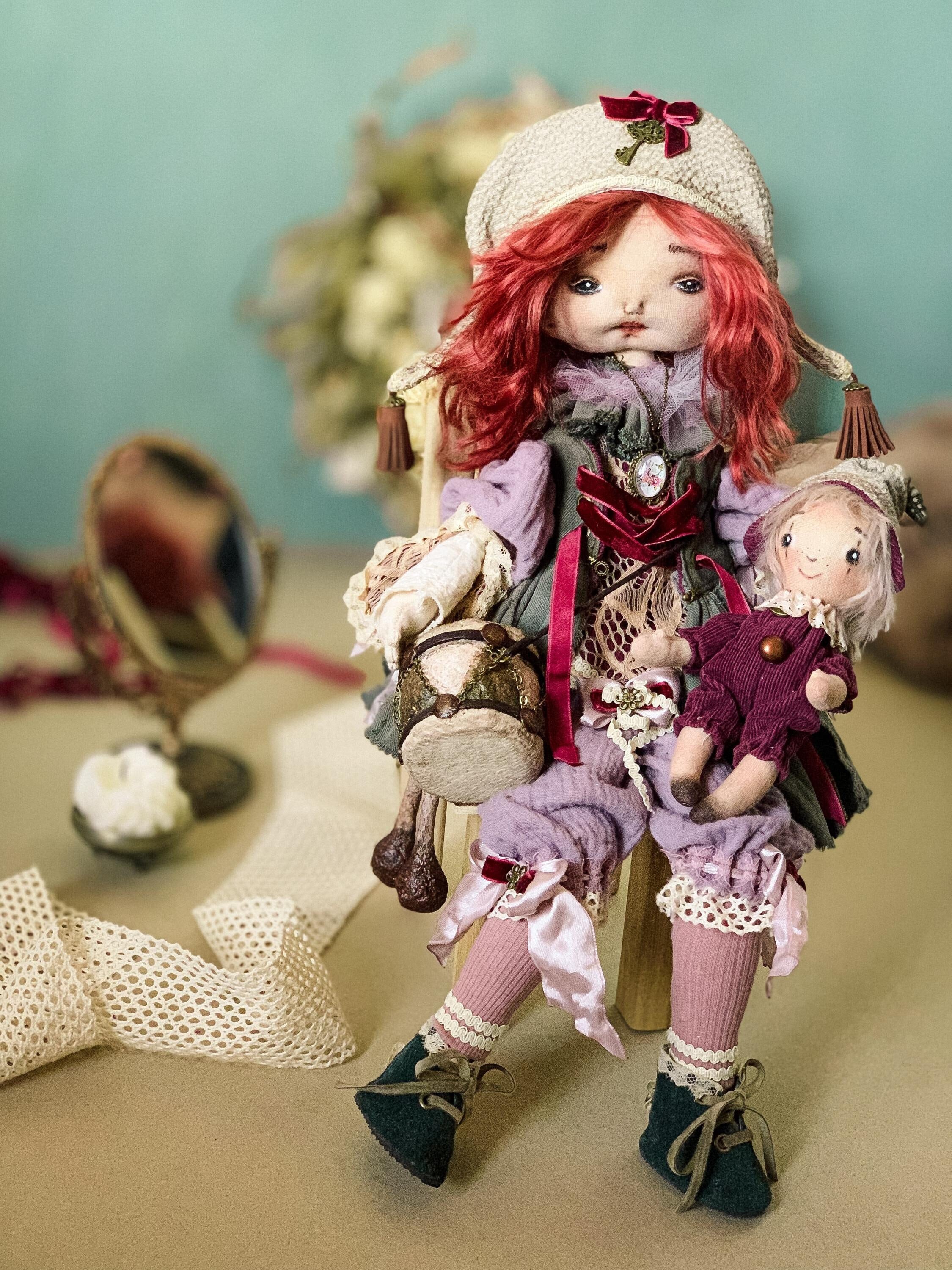 Vintage pierrot doll Italia