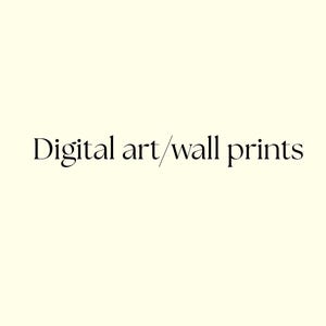Coquette Minimalist Wall Prints || Digital Art || Printable Wall Print