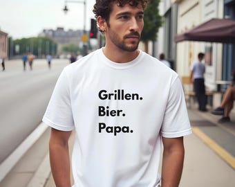 Camiseta de papá asador con cerveza – Regalo divertido para el Día del Padre