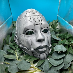 3D Printed Cyborg Mask: Adult Cosplay Costume
