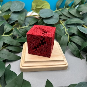 3D Printed Fidget Cube: PLA Plastic Gear Toy