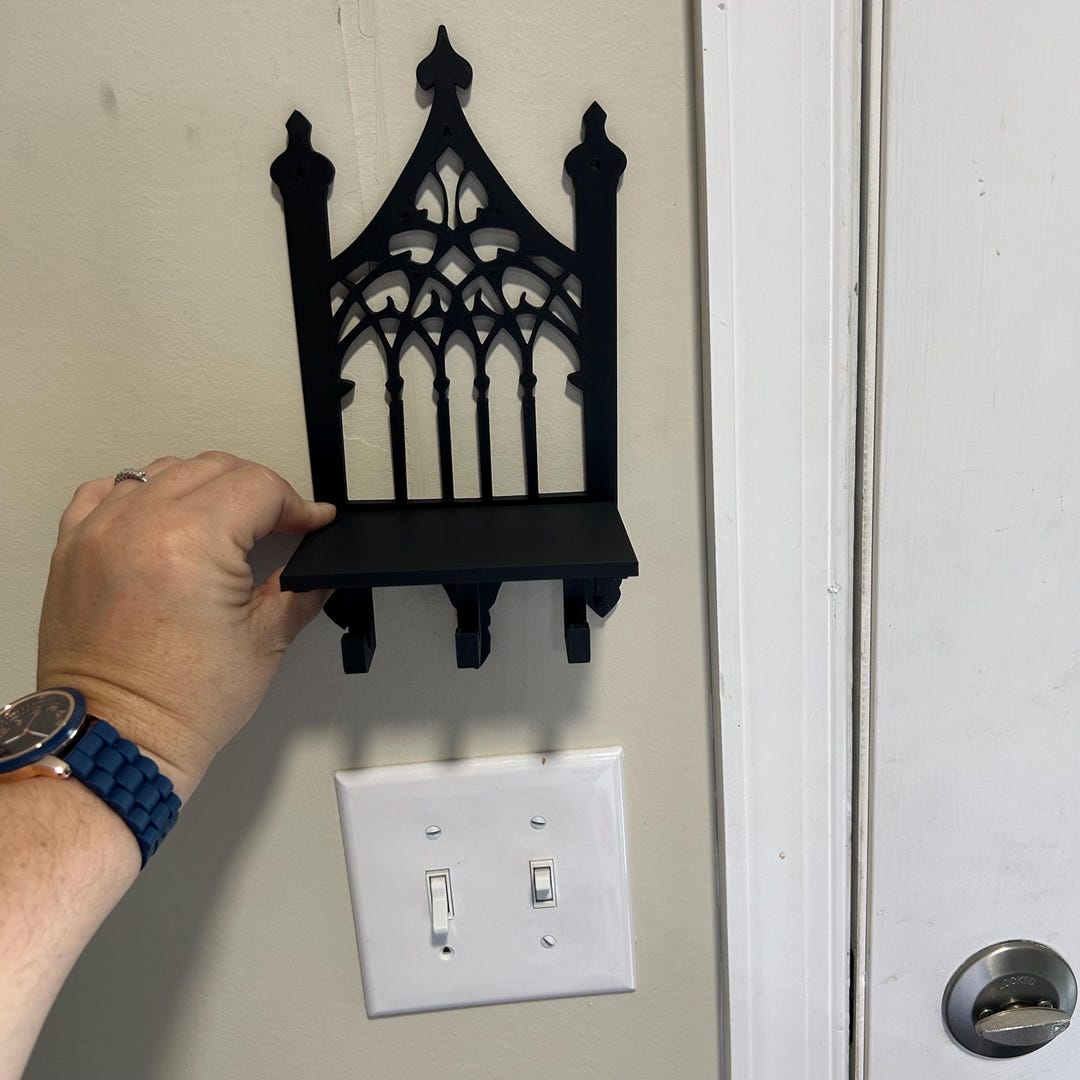 Gothic Style Key Holder and Shelf - Etsy